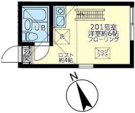 ユナイト日吉クイーン・マカダミアの物件間取画像